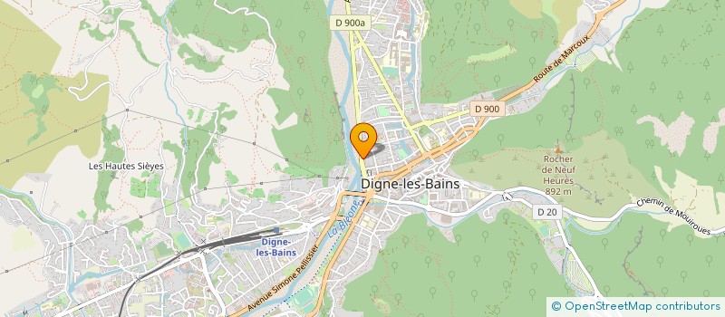 localisation de l'entreprise ESPACE CONCORDE à DIGNE-LES-BAINS