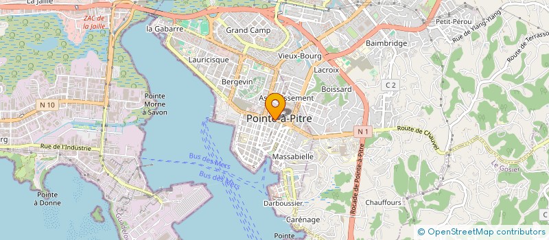 localisation de l'entreprise ESPACE CONCORDE à POINTE-A-PITRE