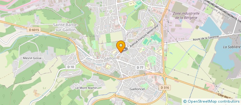 localisation de l'entreprise ESPACE CONDORCET CENTRE SOCIAL à GAILLON