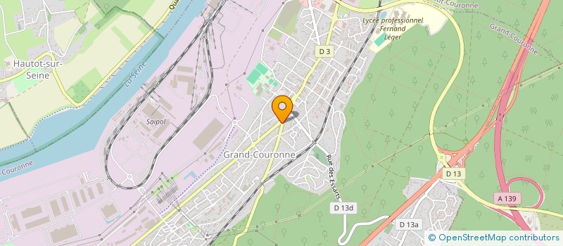 localisation de l'entreprise ESPACE CONDUITE  GRAND-COURONNE