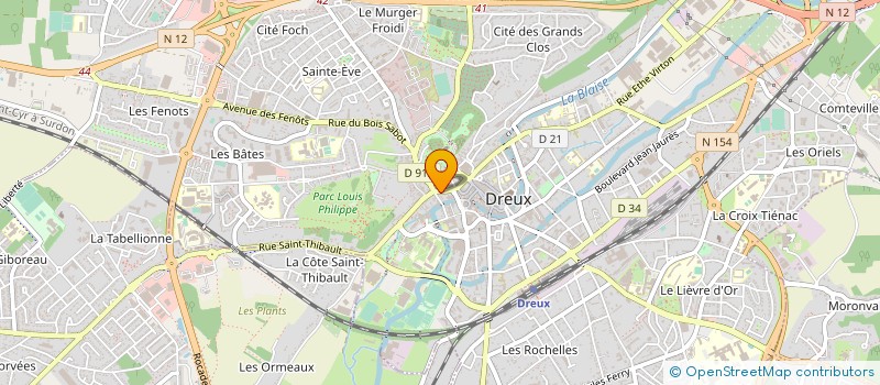 localisation de l'entreprise ESPACE CONDUITE à DREUX