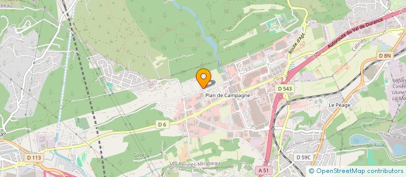 localisation de l'entreprise ESPACE CONDUITE BARNEOUD à LES PENNES-MIRABEAU