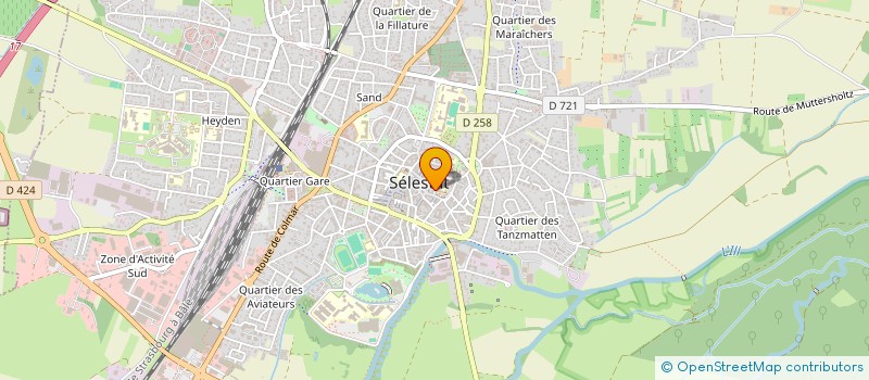 localisation de l'entreprise ESPACE CONFORT à SELESTAT