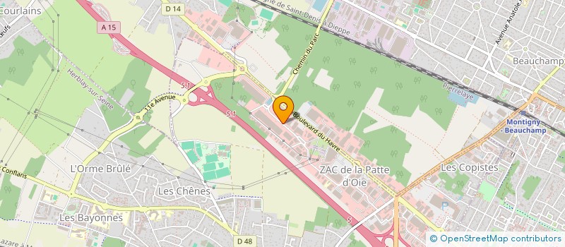 localisation de l'entreprise ESPACE CONFORT à HERBLAY-SUR-SEINE