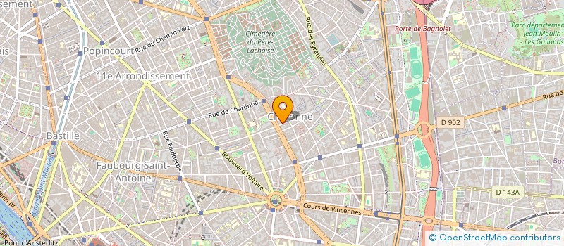 localisation de l'entreprise ESPACE CONFORT  PARIS