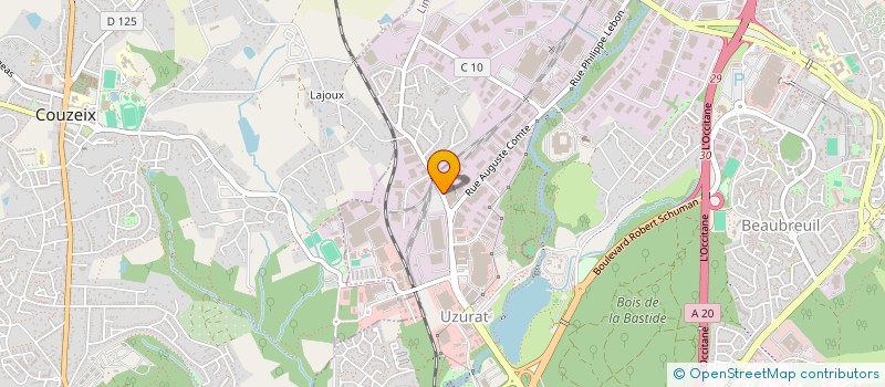 localisation de l'entreprise ESPACE CONFORT MAISON à LIMOGES