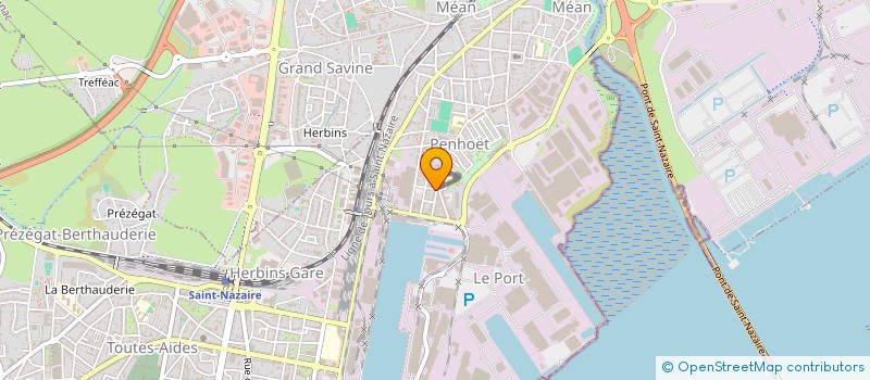 localisation de l'entreprise ESPACE CONSEIL +  SAINT-NAZAIRE