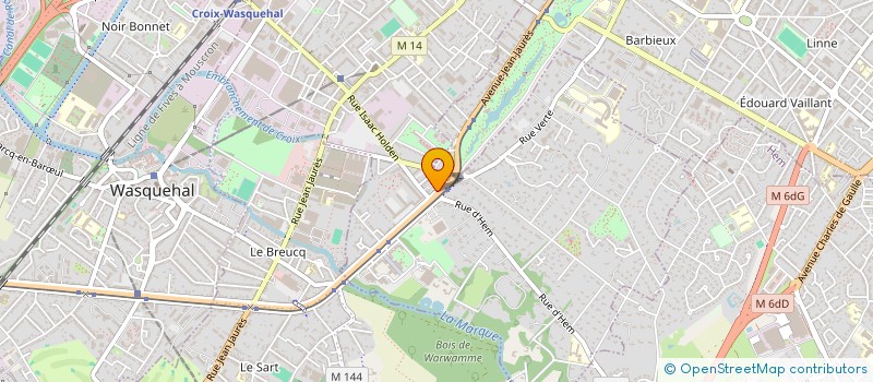 localisation de l'entreprise ESPACE CONSEIL à CROIX