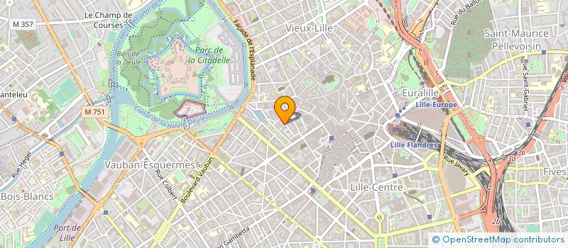 localisation de l'entreprise ESPACE CONSEIL à LILLE