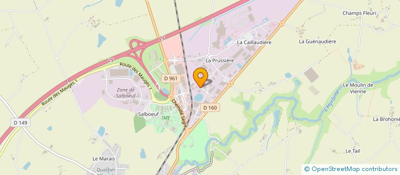 localisation de l'entreprise ESPACE CONSEIL ECO LOGIS à CHEMILLE-EN-ANJOU