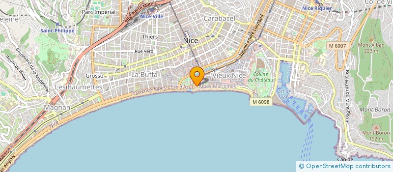 localisation de l'entreprise ESPACE CONSEIL EXPERTISE 2 à NICE