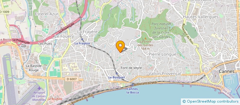 localisation de l'entreprise ESPACE CONSEILS à CANNES