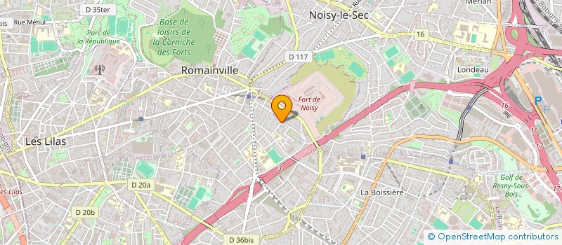 localisation de l'entreprise ESPACE CONSEILS ET DECOUVERTES à ROMAINVILLE