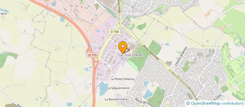 localisation de l'entreprise ESPACE CONSEILS ISOLATION GOUPIL  AVRILLE