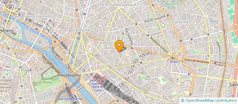 localisation de l'entreprise ESPACE CONSTRUCTION  PARIS