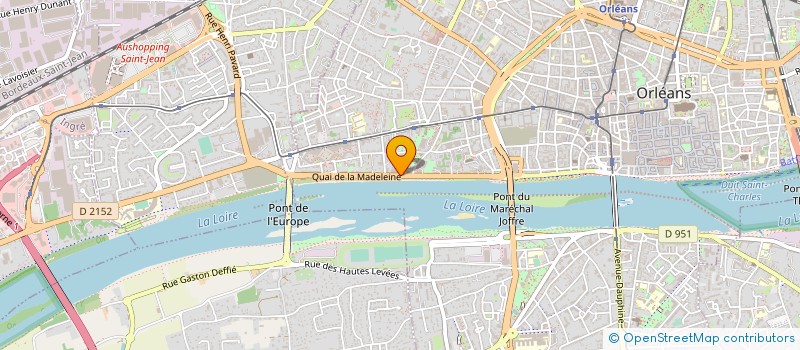 localisation de l'entreprise ESPACE CONSTRUCTION à ORLEANS