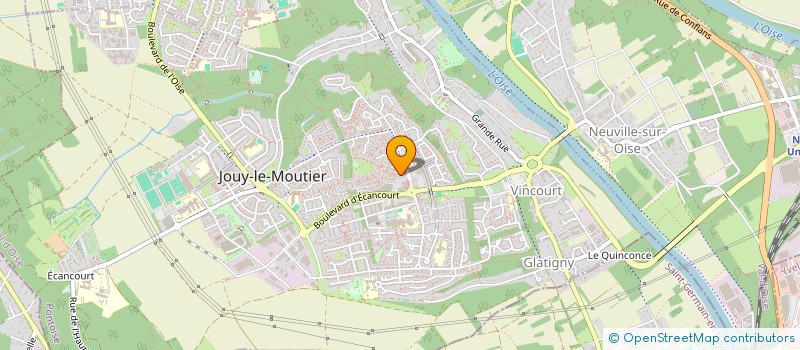 localisation de l'entreprise ESPACE CONTROLE à JOUY-LE-MOUTIER