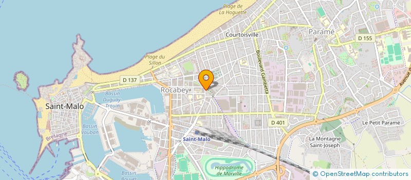 localisation de l'entreprise ESPACE COPIE  SAINT-MALO