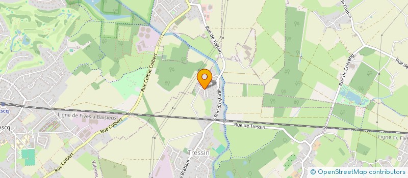 localisation de l'entreprise ESPACE COPIE  TRESSIN