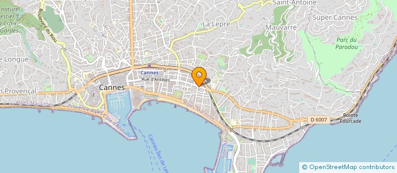 localisation de l'entreprise ESPACE COPIES D'ANCIEN à CANNES
