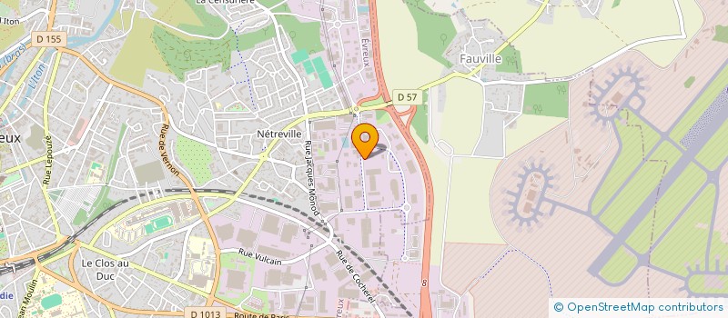 localisation de l'entreprise ESPACE CORPS PLURIEL  EVREUX