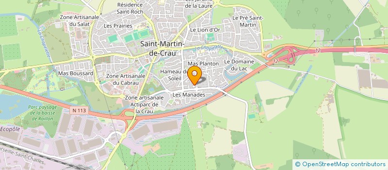 localisation de l'entreprise ESPACE COSMOS à SAINT-MARTIN-DE-CRAU