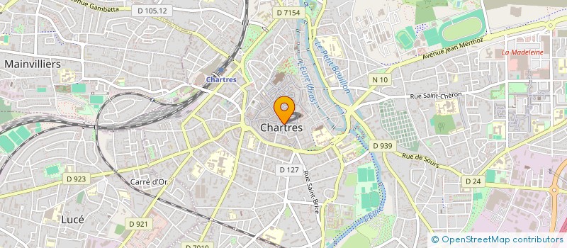 localisation de l'entreprise ESPACE CREATION à CHARTRES