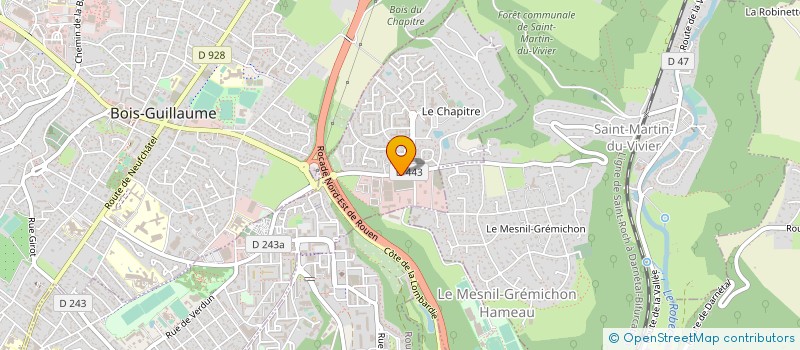 localisation de l'entreprise ESPACE CREATION à BIHOREL