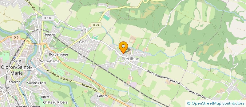 localisation de l'entreprise ESPACE CREATION COMBLES  PRECILHON