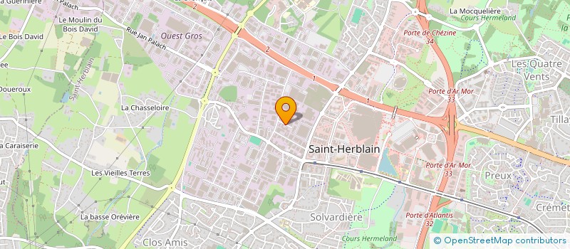 localisation de l'entreprise ESPACE CREATION PREMIUM à SAINT-HERBLAIN
