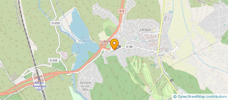 localisation de l'entreprise ESPACE CROISSANCE  CABRIES