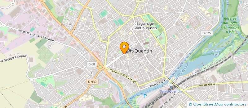 localisation de l'entreprise ESPACE CUIR à SAINT-QUENTIN