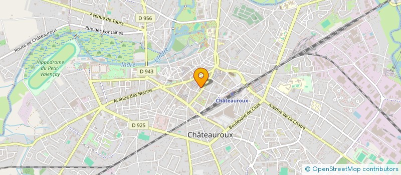 localisation de l'entreprise ESPACE CUISINE à CHATEAUROUX