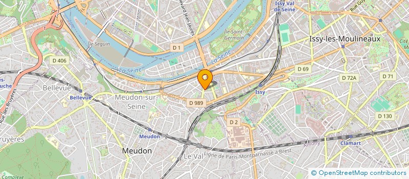 localisation de l'entreprise ESPACE CUISINE ET BAINS V.K.G. à ISSY-LES-MOULINEAUX