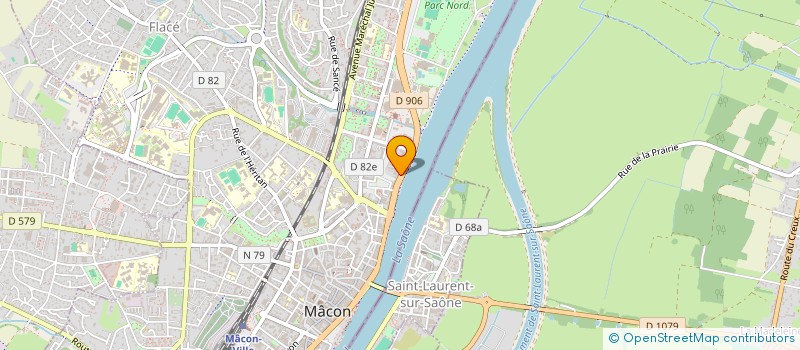 localisation de l'entreprise ESPACE CUISINES BAINS SARL  MACON