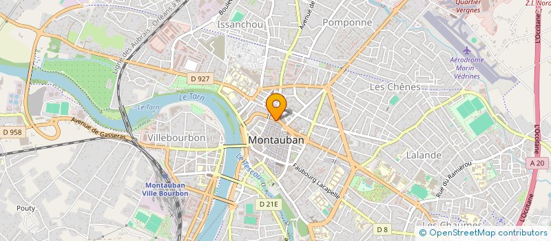 localisation de l'entreprise ESPACE CUISINES DE REVES  MONTAUBAN
