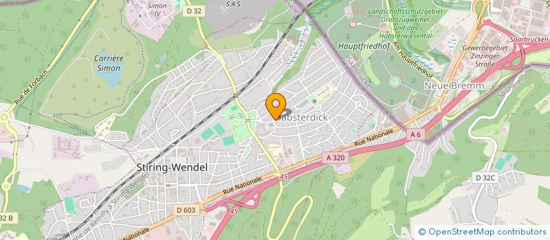 localisation de l'entreprise ESPACE CULTUREL  STIRING-WENDEL