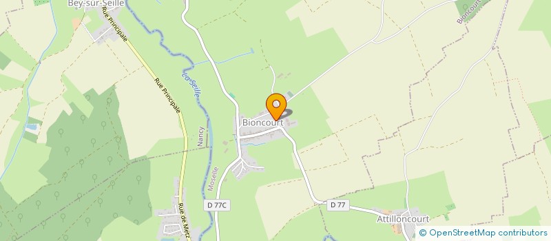 localisation de l'entreprise ESPACE CULTUREL GEORGES BRASSENS  BIONCOURT