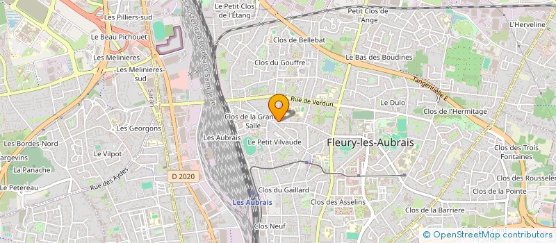 localisation de l'entreprise ESPACE CULTUREL MARICO  FLEURY LES AUBRAIS