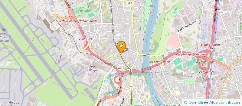 localisation de l'entreprise ESPACE CUSTOM  BLAGNAC