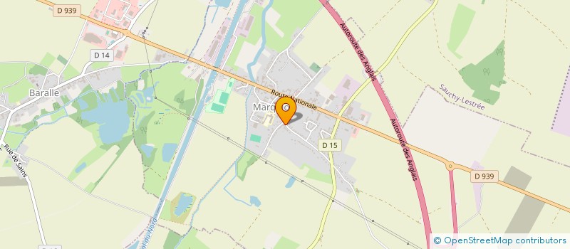 localisation de l'entreprise ESPACE D'ACCOMPAGNEMENT PLURIDISCIPLINAIRE DE MARQUION  MARQUION