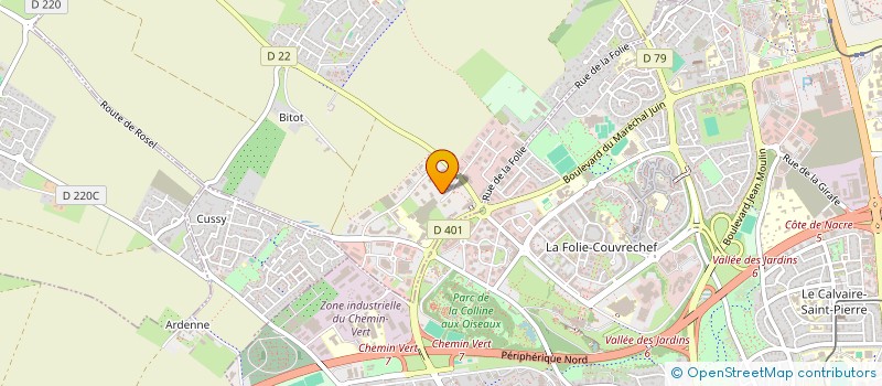 localisation de l'entreprise ESPACE D'EXPERTISE à SAINT-CONTEST