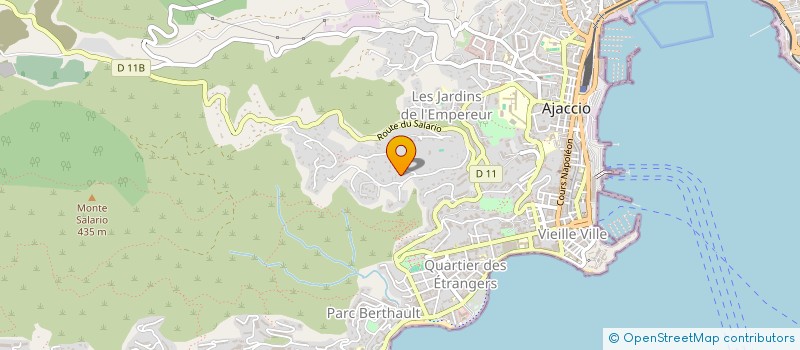 localisation de l'entreprise ESPACE D'S SOURCE DE DETENTE ET DE SOINS à AJACCIO