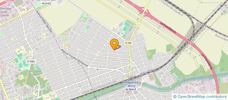 localisation de l'entreprise ESPACE DAME FATIMA POUR ENFANCE EPANOUIE  MITRY-MORY