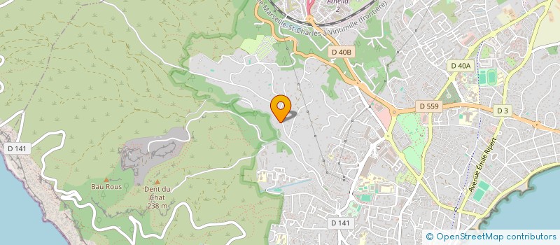 localisation de l'entreprise ESPACE DANSE CIOTADEN (EDC)  LA CIOTAT