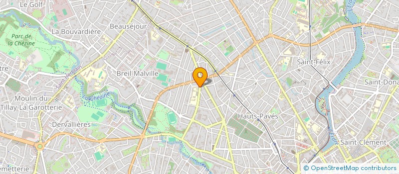 localisation de l'entreprise ESPACE DANSE NANTES à NANTES