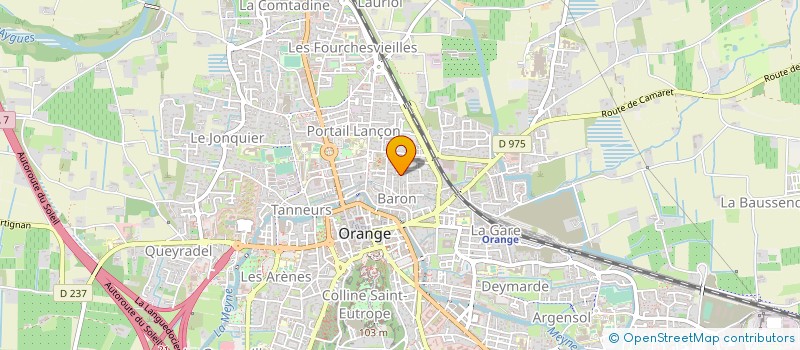 localisation de l'entreprise ESPACE, DANSES, LOISIRS ET BIEN-ETRE à ORANGE