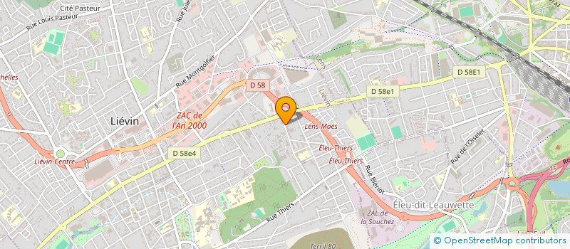 localisation de l'entreprise ESPACE DE DEVELOPPEMENT DES SERVICES A LA PERSONNE à LIEVIN