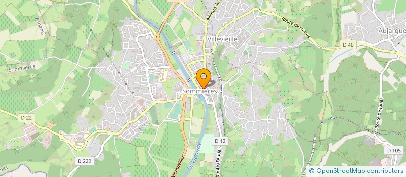 localisation de l'entreprise ESPACE DE L'HORLOGE à SOMMIERES