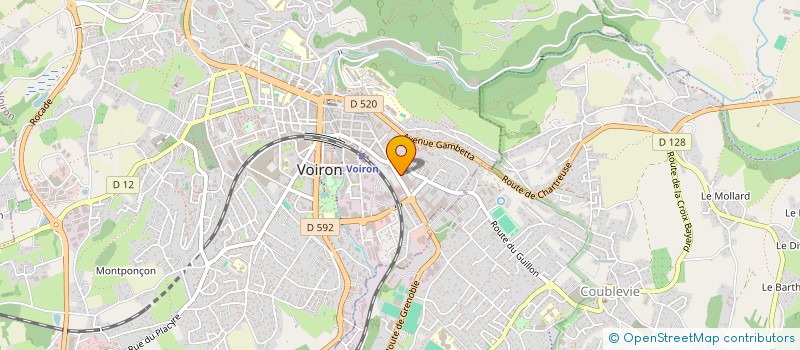 localisation de l'entreprise ESPACE DE LA SOIE à VOIRON